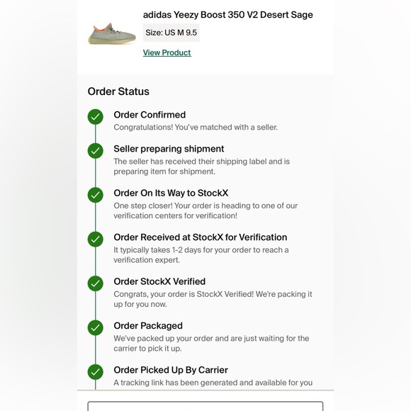 Yeezy Boost 350 V2 Desert Sage - gently used and authentic - Picture 9 of 9